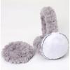 Solid Color Plush Ear Warmer Foldable Folding Earflap New Ear Cover  Outdoor