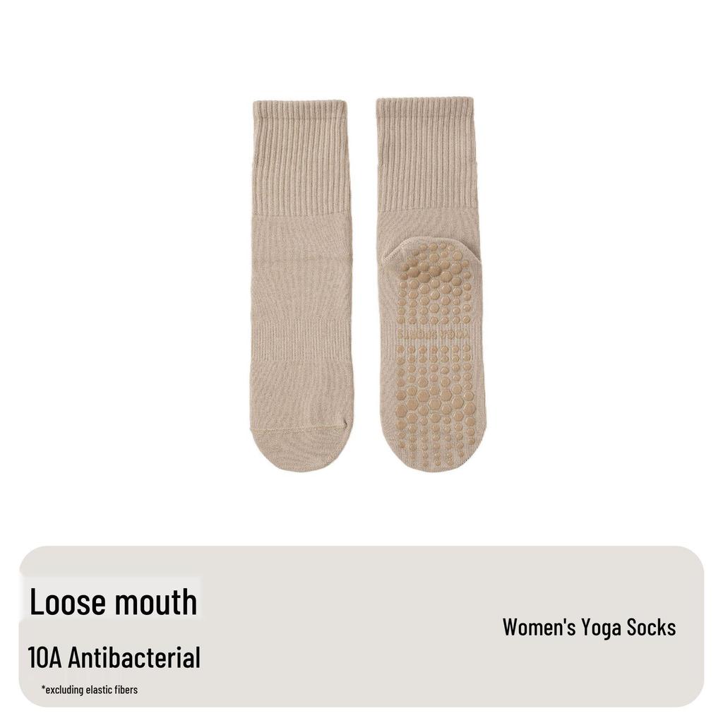 Women's Non-Slip Silicone Yoga & Pilates Socks for Spring/Summer