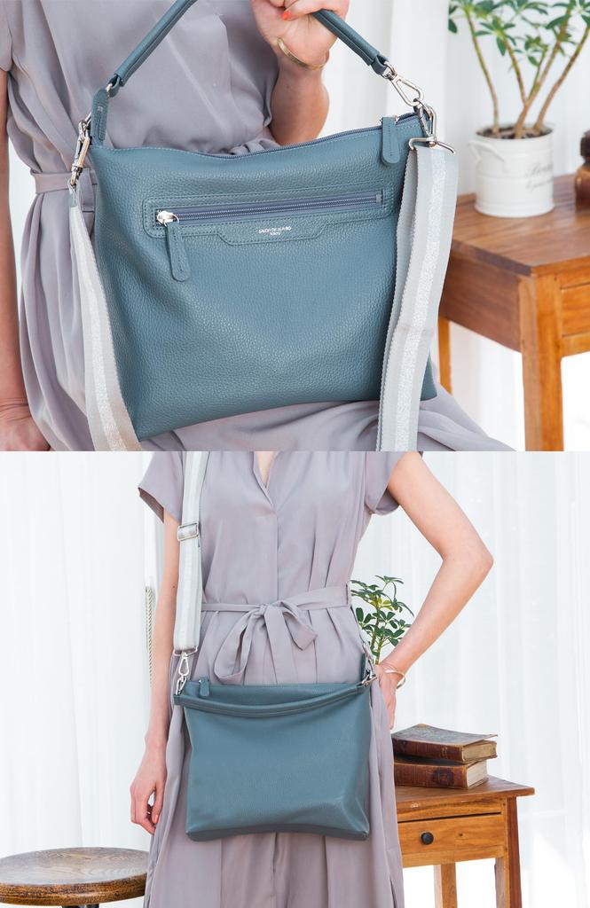 de Shoulder pochette crossbody easy to genuine large small made in entrance graduation kindergarten entrance graduation blue [Salon Alphard] bag,