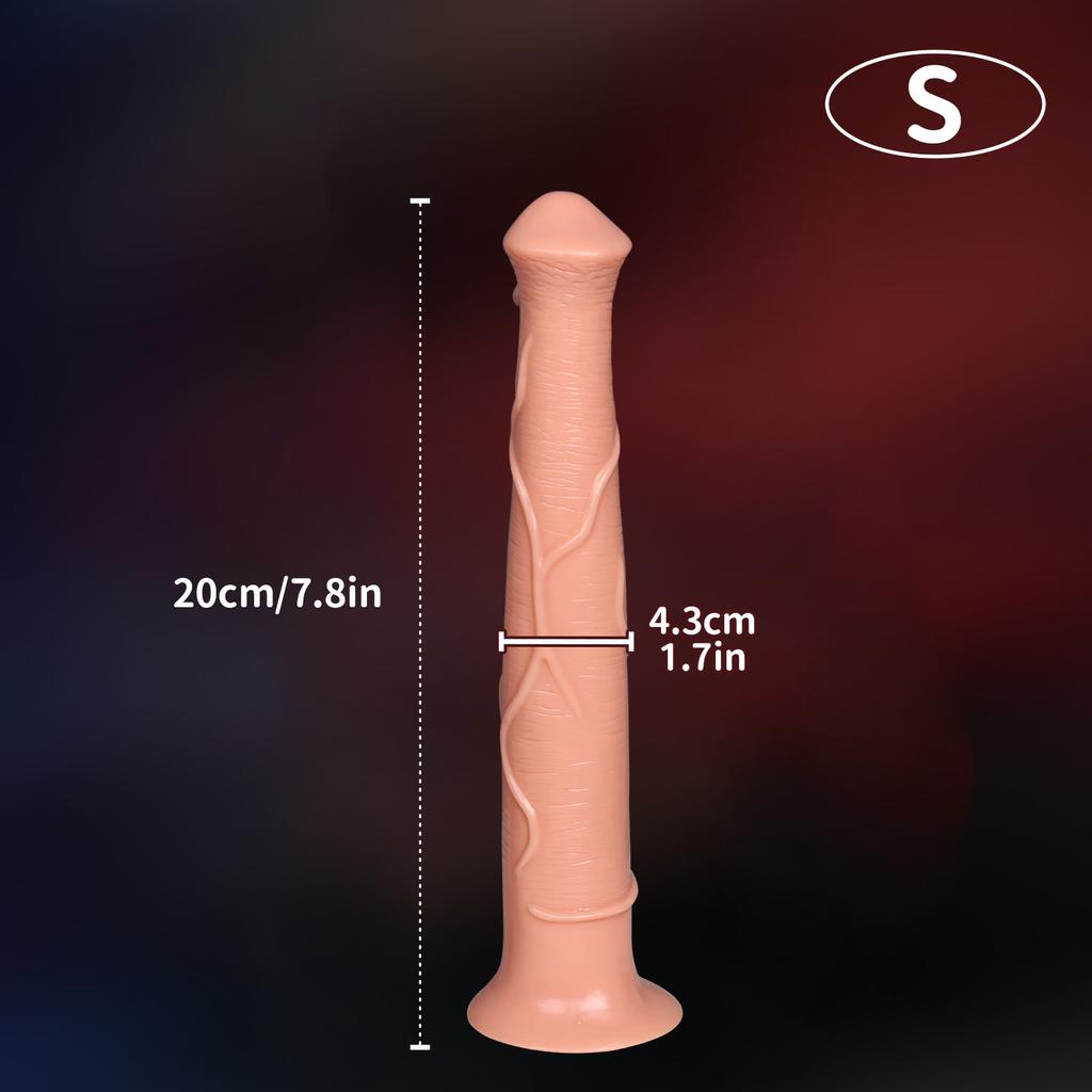 Realistischer Riesen-Hundeknoten-Dildo Sexspielzeug für Frauen S/M/L/XL/XXL Tierpenis Analplug Prostata Weicher Saugfuß Erwachsenenprodukt 18+