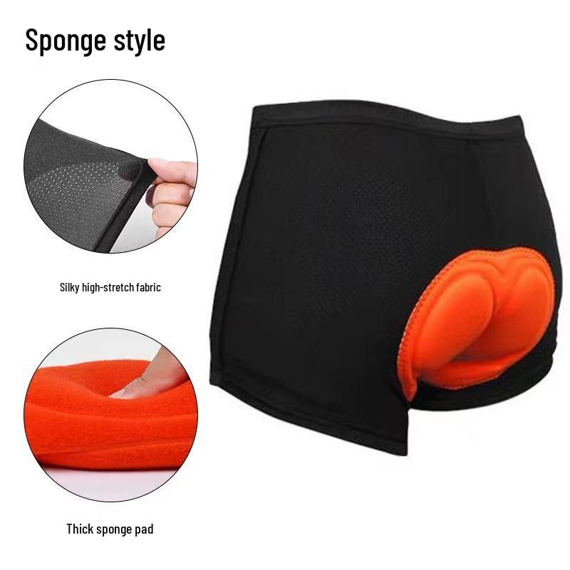 

Men s & Women s Quick-Dry Cycling Shorts with Silicone Cushion - Breathable Shock-Absorbing Mountain Bike Underwear M