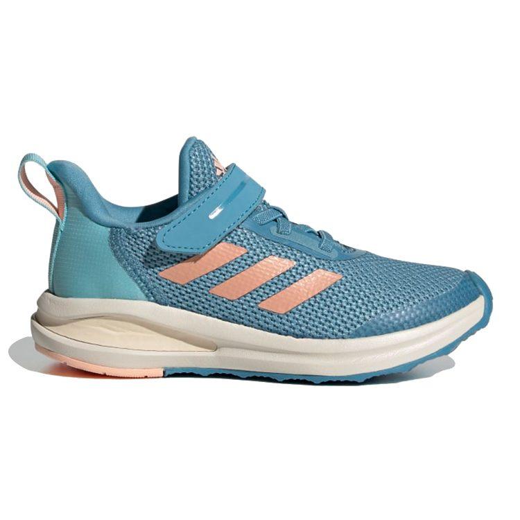 adidas Fortarun K Breathable Low Top Running Shoes Blue Pink Kids' FY1342