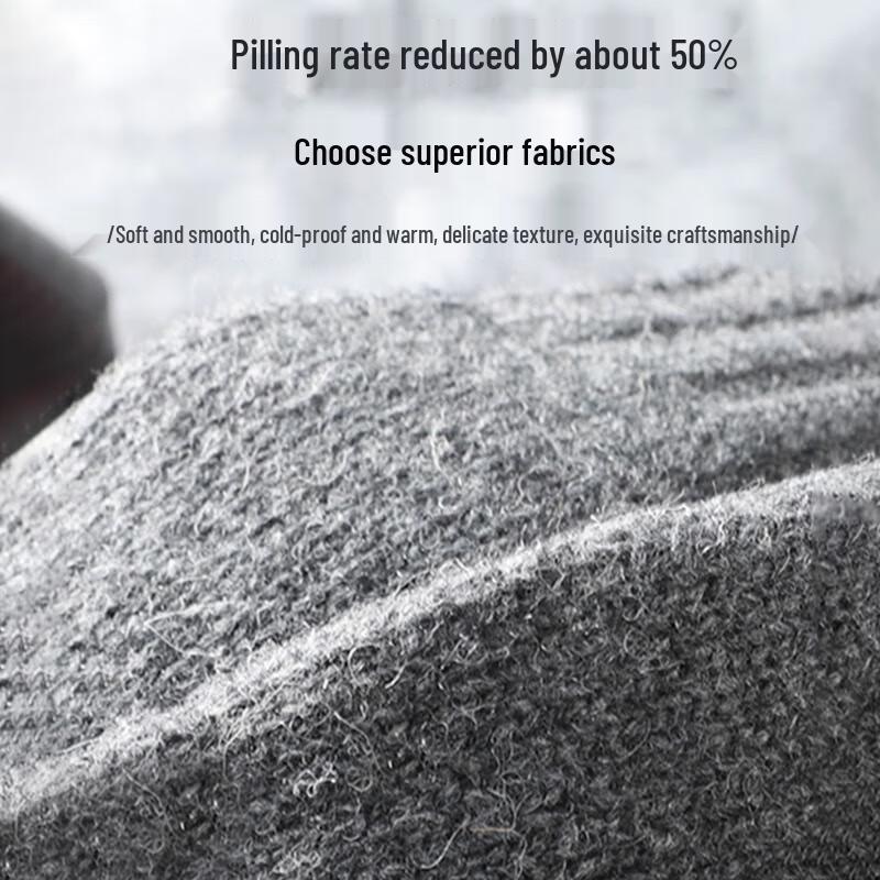 Men's Winter Warm Half-Finger Flip-Top Gloves