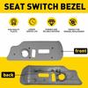 Seat Switch Bezel Driver Side for 2003-2007 Chevy 1500 Silverado HD 2500 HD 3500