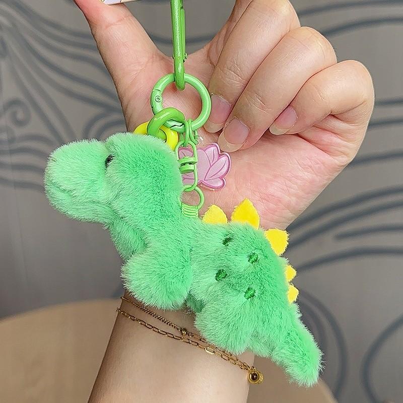Candy Colored Cute Dinosaur Cartoon Doll Pendant For Backpack Decoration