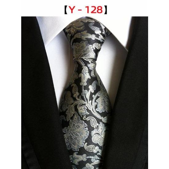 8Cm Polyester Herrenkrawatte Cashew Blumenanzug Krawatte