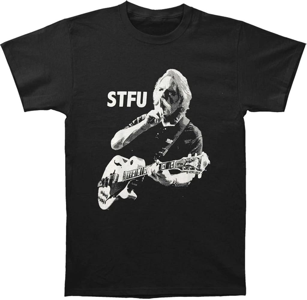 

Bobby Weir STFU Short Sleeve Cotton Black S-5XL T Shirt US173 S
