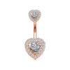 Personality Belly Rings Elegant Curved Navel Rings Delicate Navel Piercing Barbell  Body Jewelry