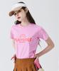 MONBIRDIE GOLF Play Golf Washed Short Sleeve T-Shirt Pink