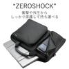 ELECOM Computer Bag Business Bag Carrying Bag A4 Compatible Shock Absorption ZEROSHOCK Slim Compact ZSB-BM006NBK