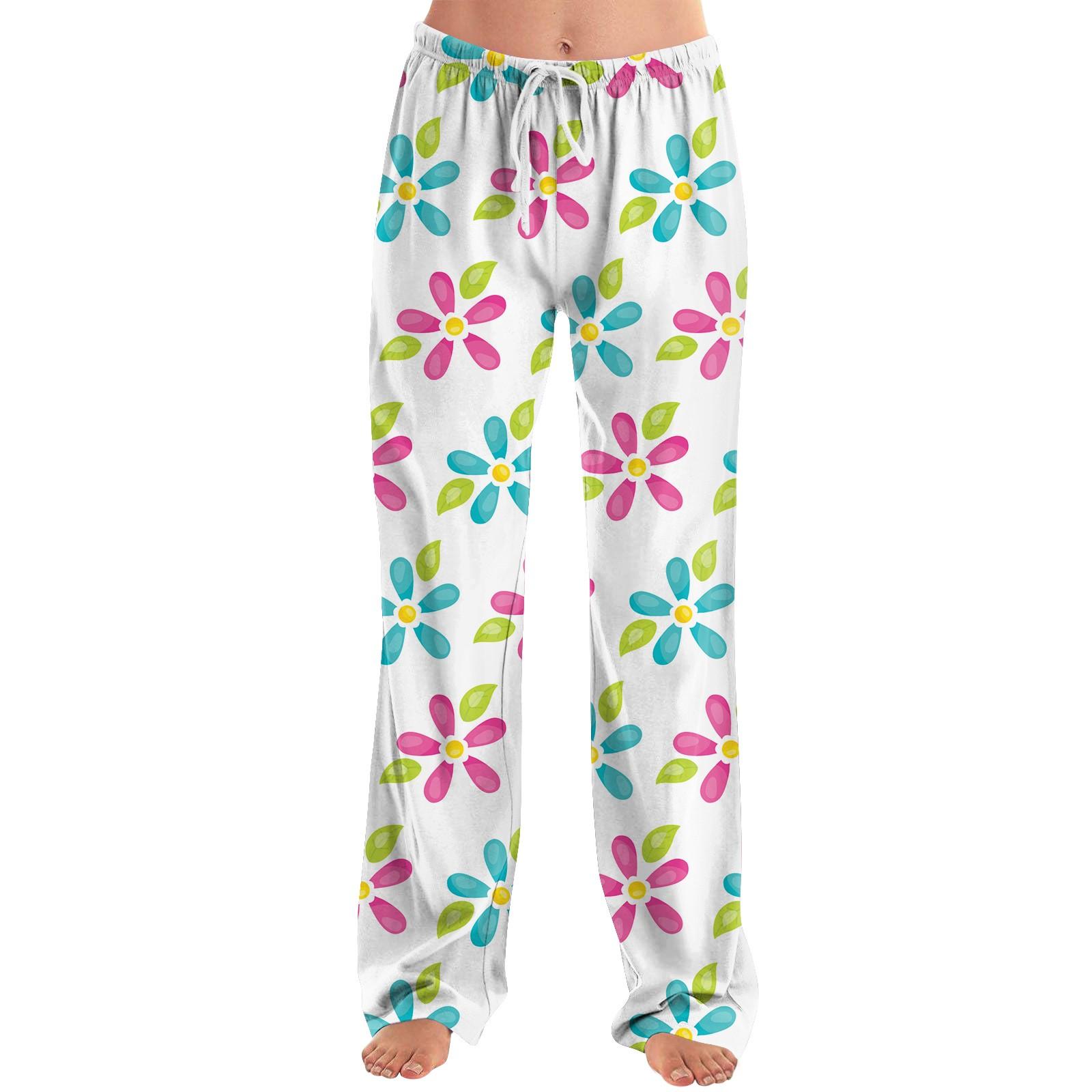 

Женские модные свободные повседневные брюки с пасхальным принтом M винный