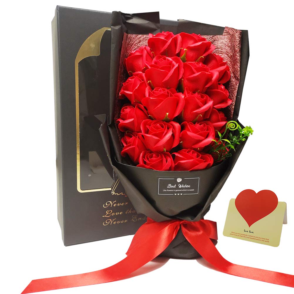 

Мыло 60-я Свадьба Белый Прощальная Открытка Включены Цветы, День Матери, День Рождения, Подарок, Женщинам, Матери, HWSHOW, Подарок, Букет, Коробка,