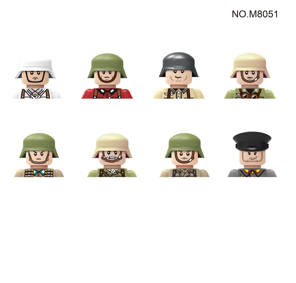 Non-Toxic City Characters Action Figures Building Blocks Policeman Teacher Fireman Occupation Mini Figurine Dolls Bricks Set Children Toys