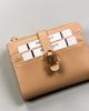 PU wallet 2303B-8437 khaki