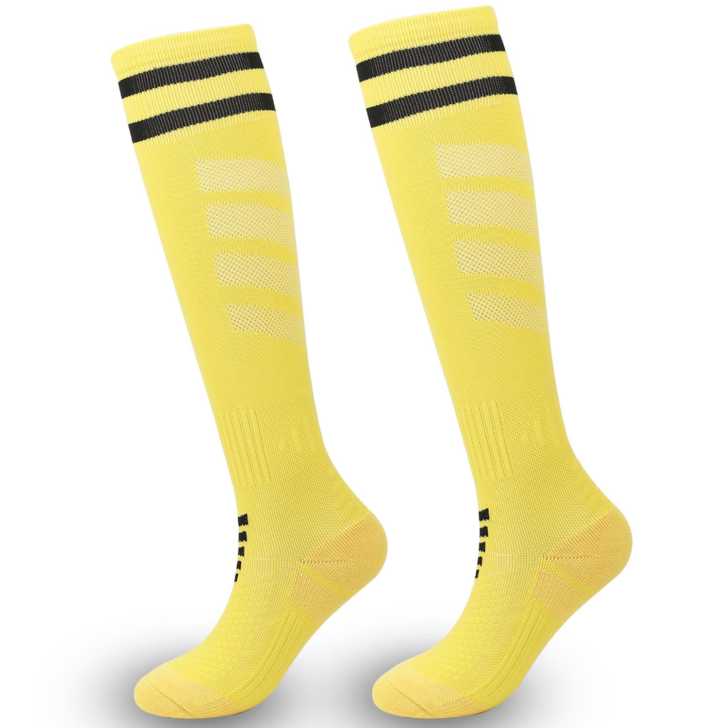 A5139 1 Pair Soccer Socks Striped Design Football High Tube Sports Socks,Size: M A