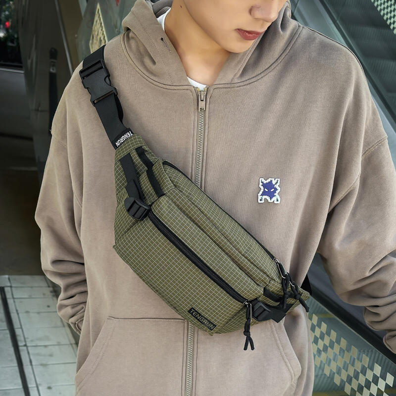 Studentská náprsní taška Pánská ledvinka Dámská crossbody taška