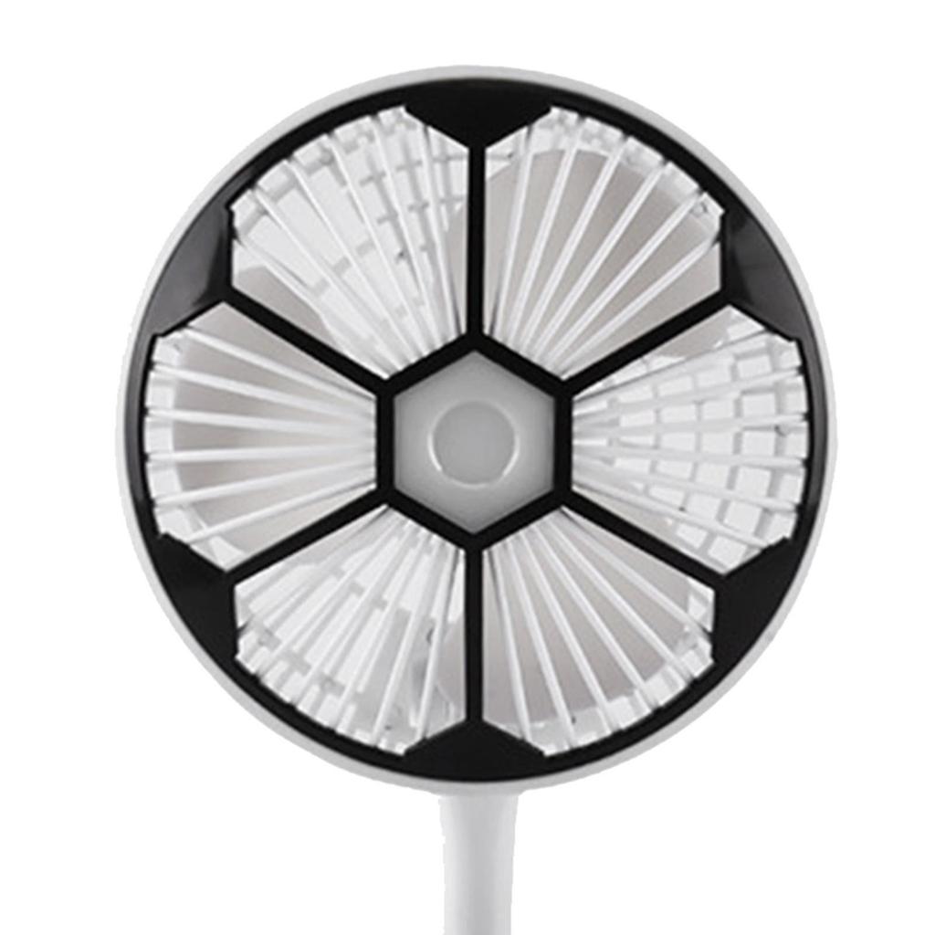 Foldable Desk Fan 3 Speeds Adjustment Quiet Air Cooling Fan with Night Light