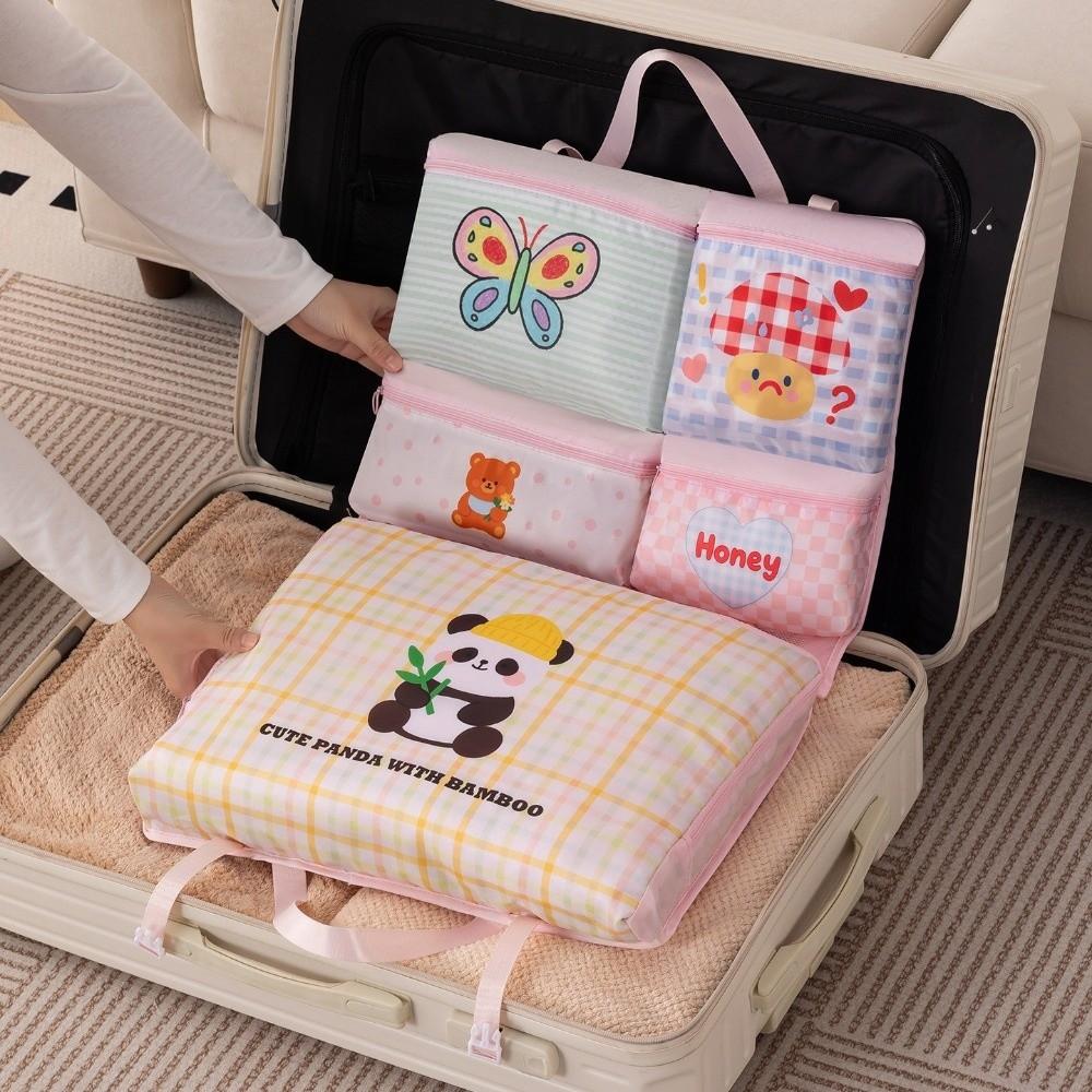 Foldable Hanging  Travel Storage Bag Large Capacity Clothing Packing Bag Luggage Organizer  Travel