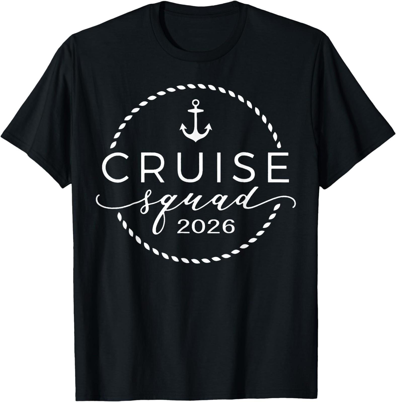 Cruise Squad 2026 Summer Vacation Matching Family Cruise T-Shirt L