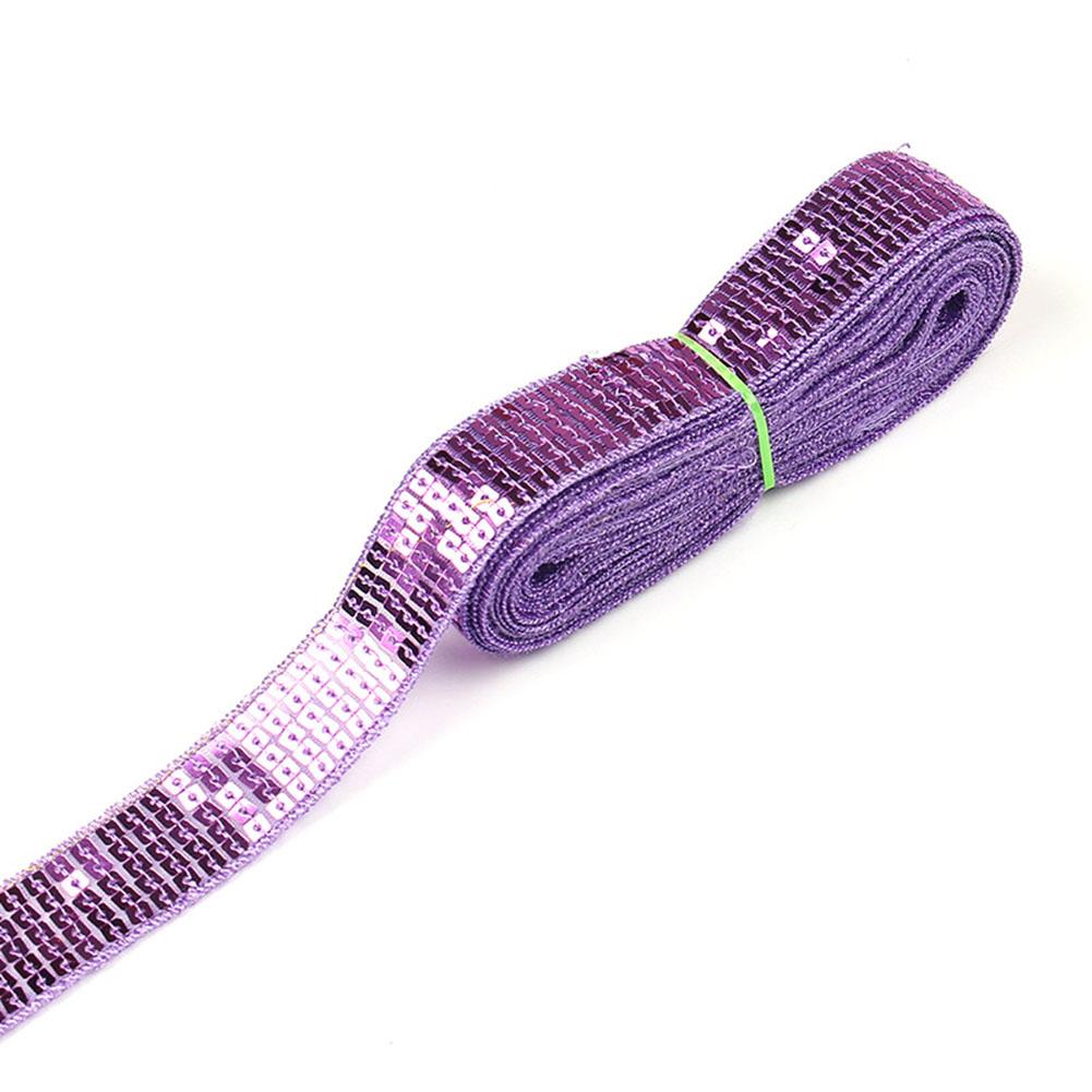 20 Yard Shiny Sequin Ribbon Beading Lace Trim Sequin Sewing Fabric For Patchwork Applique Craft Diy Wedding Dress Decoration