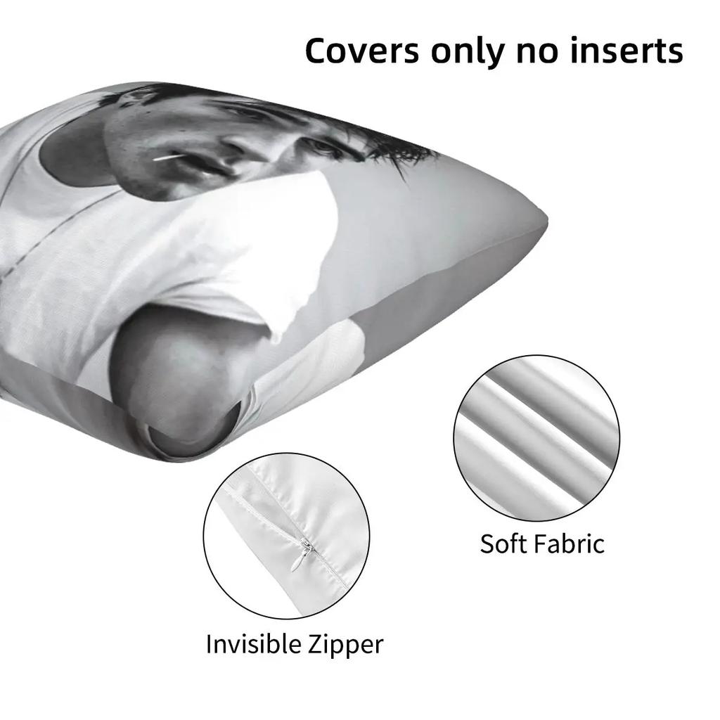 Jacob Elordi Australian Actor 2 Pcs Square Pillowcase Pillow Cover Cushion Decor Comfort Throw Pillow For Home Living Room