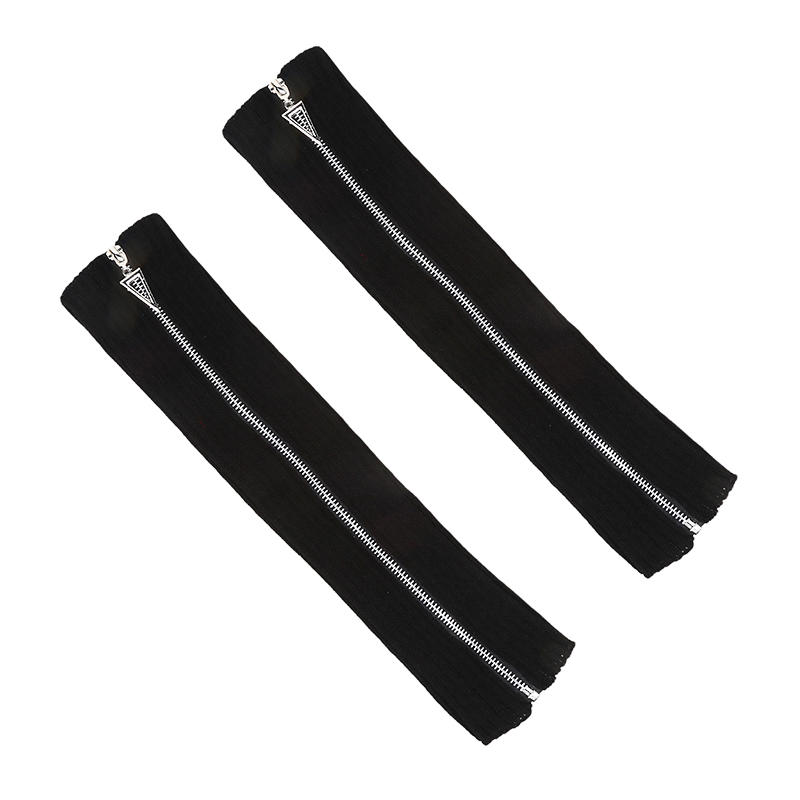 

Women Leg Warmers Autumn Winter Punk Foot Warmer Covers Spicy Girl Warm Zipper Elastic Trendy Women Y2K Socks One Size чорний