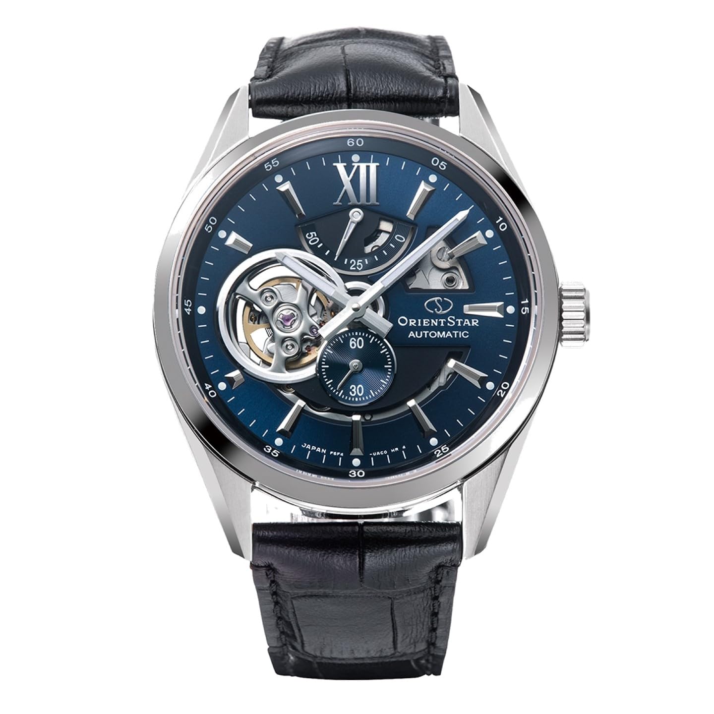 

Автоматичний годинник ORIENT STAR Modern Skeleton Mechanical Зроблено в Японії 2 роки внутрішньої гарантії Open Heart Navy [Orient Star] виробника RK-AV0006L