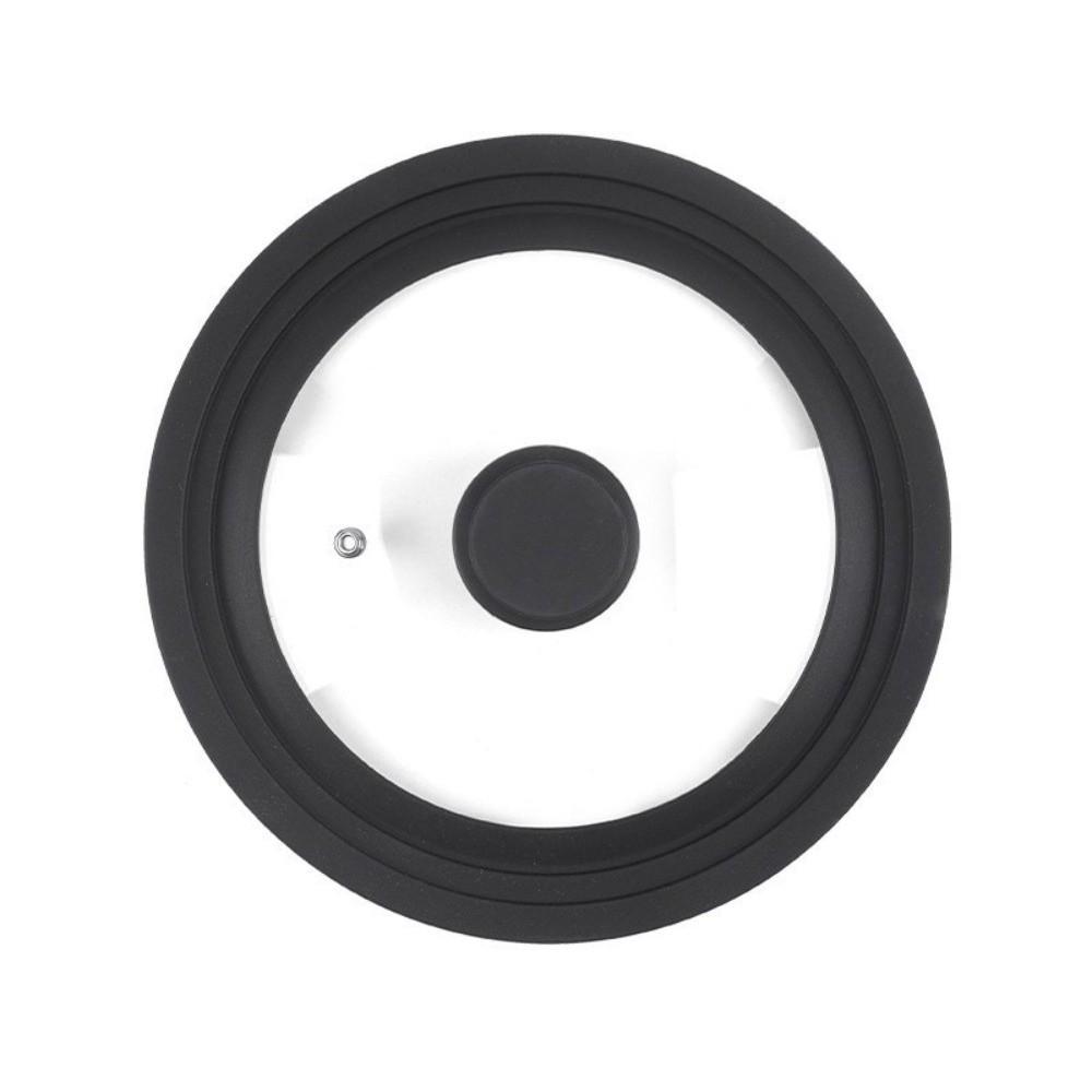 Silikonrand Runder Topfdeckel Universal Bratpfannendeckel Ersatzdeckel Küchenutensilien