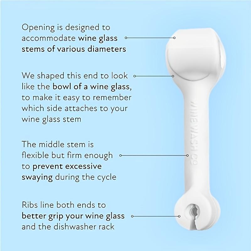 4/8pcs Wine Glass Holder, Dishwasher-Safe Wine Glass Rack, Heat- Wine Glass Stand