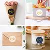 500pcs 1 Roll 1.5" Thank You Stickers For Envelope Sealing Labels Stationery Supplies Handmade Wedding Gift Decoration Stickers