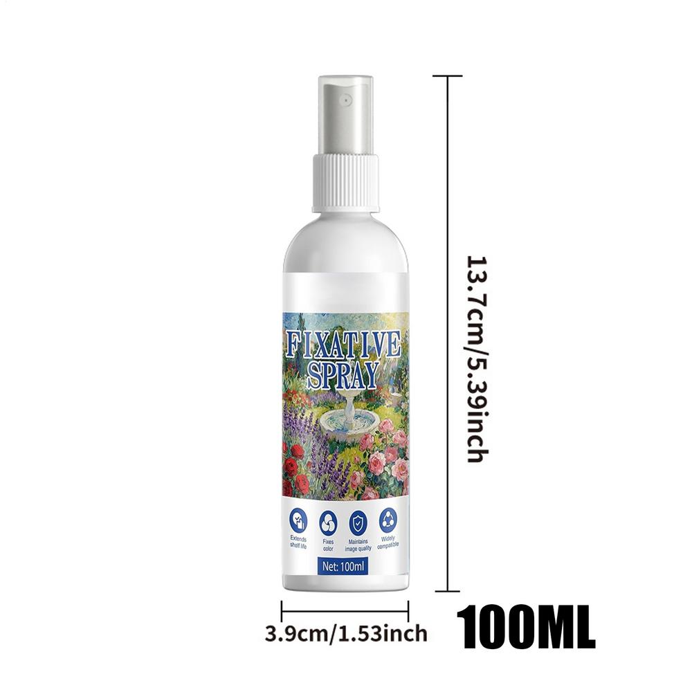 Fixative Spray, Workable Fixative Spray for Art High-Efficiency Color Fixing Protect the Painting Extend the Preservation Time