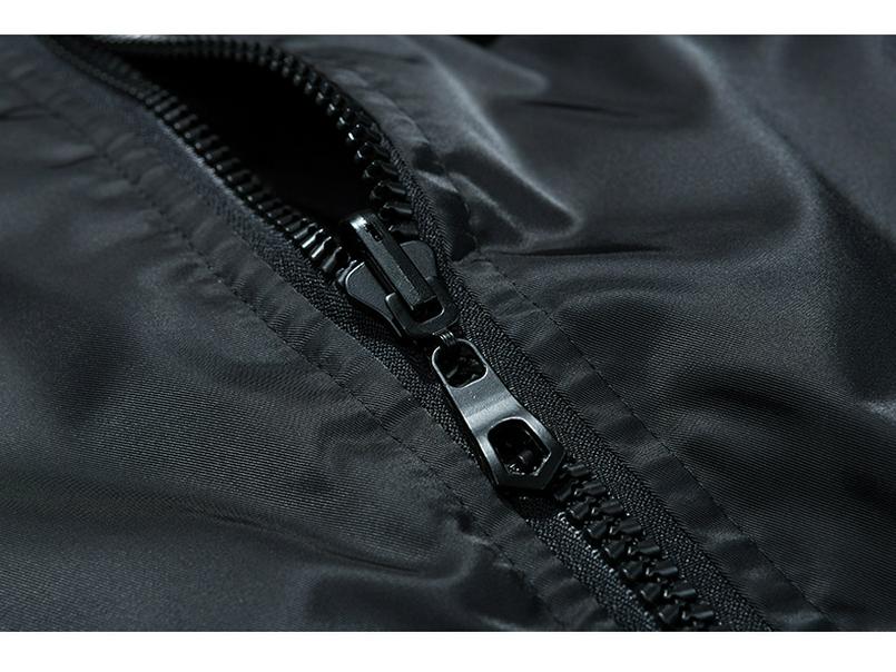 Wendbare gepolsterte Fliegerjacke - Herbst/Winter Baumwolle 9989 B05