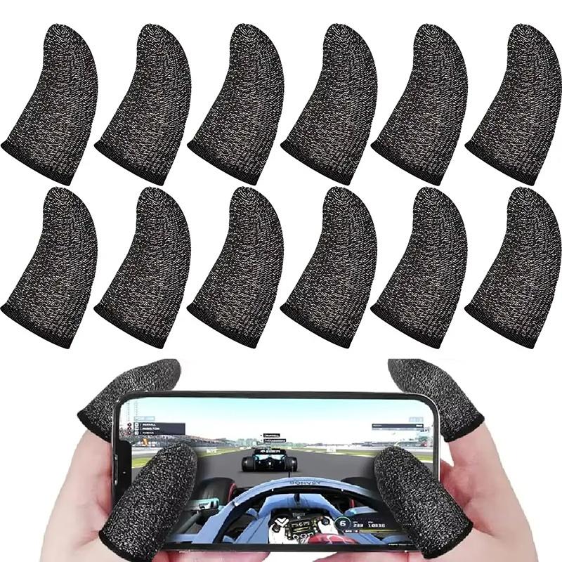 20/40pcs Mobile Game Fingertip Cover Sweatproof Anti-slip Touch Screen Finger Sleeve Breathable Gaming Fingertip Cover For Gamer 5