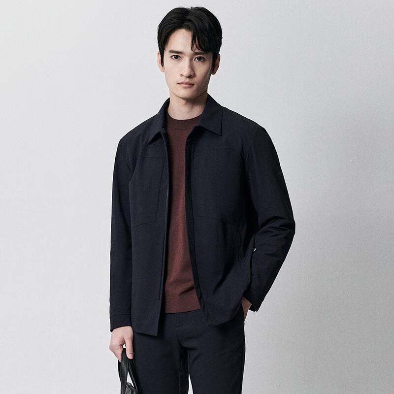 BAOXINIAO Men's Business Casual Subtle Grid Padded Jacket