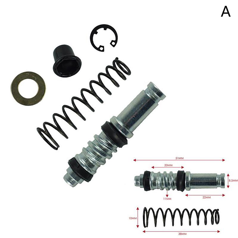 Motocyklová spojková brzdová pumpa Pístová opravná sada 11 mm 12,7 mm 14 mm 16 mm Pístky hlavního válce Opravné příslušenství