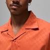 Jordan Essentials Logo Jacquard Short Sleeve Shirt Men Tops Light-Sienna DX9682-812