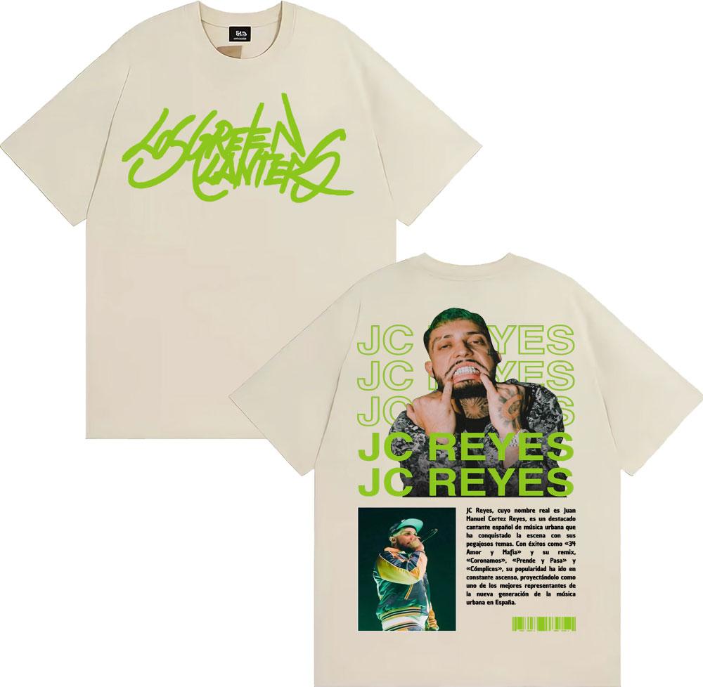 2025 Summer Rapper Jc Reyes Album Tour Graphic Tshirt Mens Fashion Hiphop Retro Tshirt Fashion Casual Cotton Loose Tshirt
