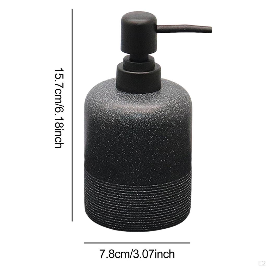 Hand Soap Dispenser Shampoo Bottle 3x6.2inch for Bathroom Counter
