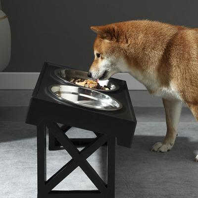Bowls Food Stainless Steel Stand for Puppy Cats