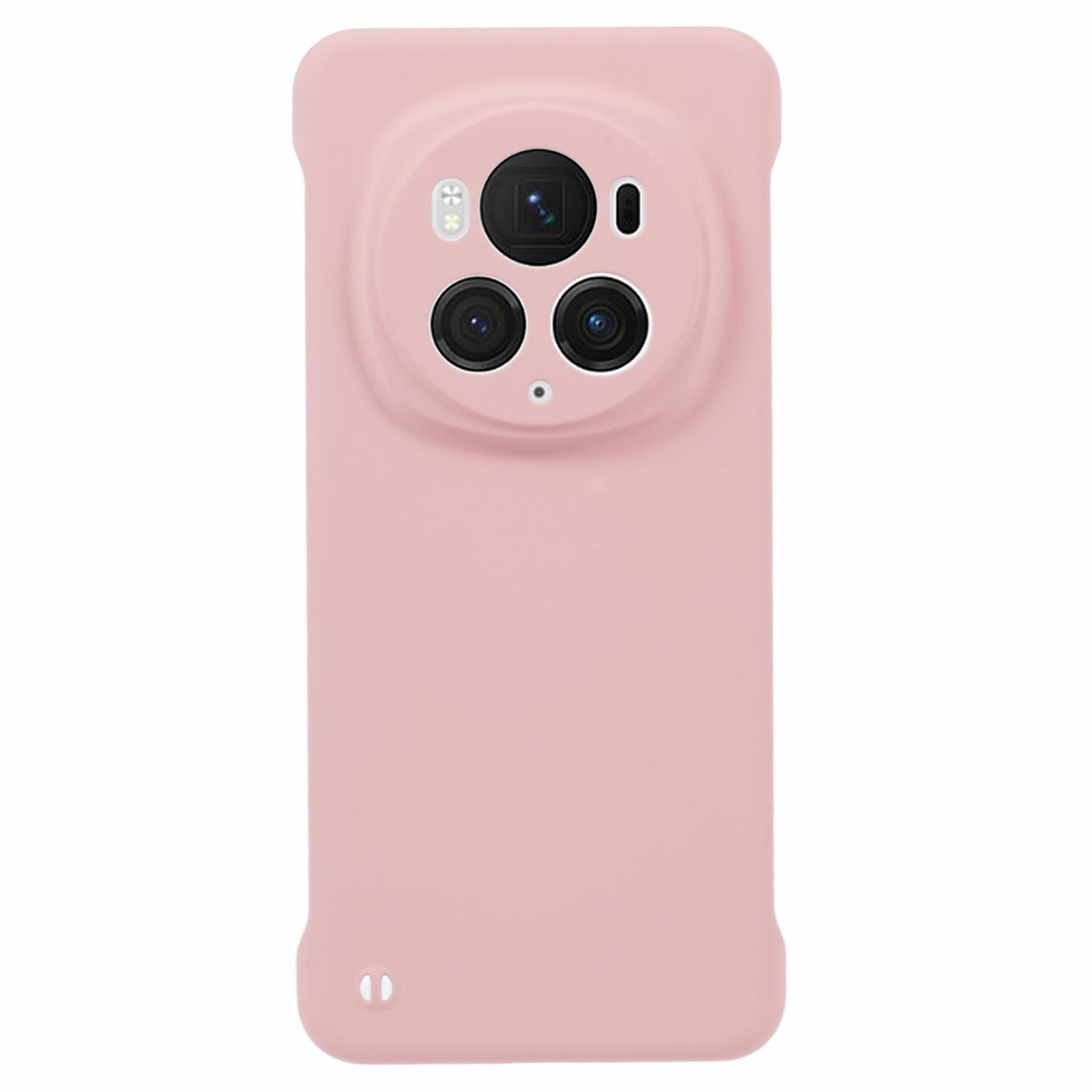 

For Honor Magic6 Pro 5G Case Shockproof Hard PC Borderless Phone Cover Pink