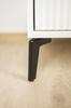 Loft Furniture Leg, Black Matte, Height 18 Cm