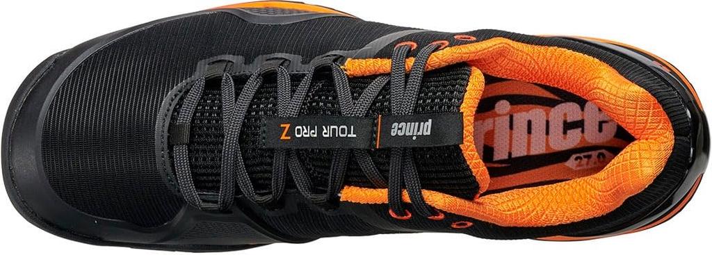 Prince TOUR PRO Z VII CG (Black X Orange) DPSZC19 Black X Orange (244) 24.5 Cm