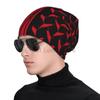 Palestine Flag Skullies Beanies Caps Kufiya Hatta Warm Bonnet Cap Adults Knit Hat Headwear Unisex Slouchy Scarf Skullies Beanies