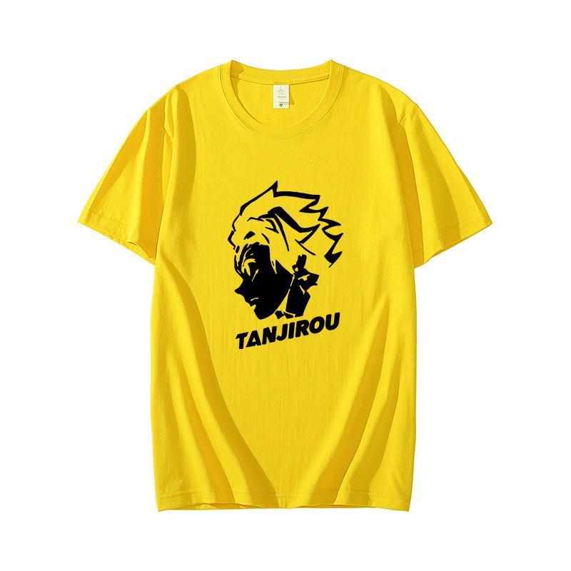 Demon Slayer Tanjiro Kamado Kimetsu No Yaiba Anime T Shirt Men Women Casual Short Sleeve Cotton Tee Tops