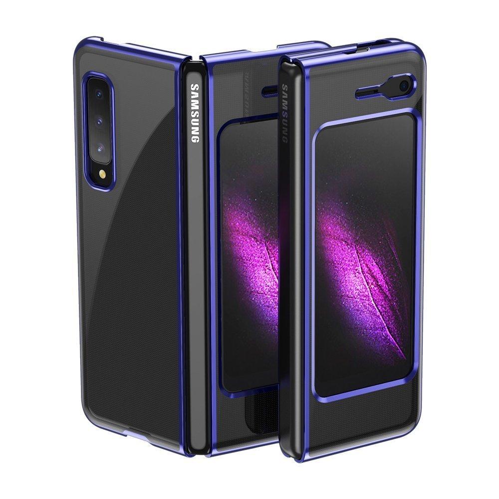 Premium Metallic Frame Blue Case for Samsung Galaxy Fold
