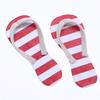 Miniatur BJD Puppenhaus Holz Flip-Flop Sandalen: Sommer Strand Szene Hausschuh Zubehör