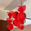 2026 New Year Red Fu Lanterns & Festive Spring Festival Wall Decor