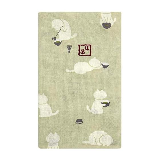 Hamamonyo Tenugui Matcha Cat