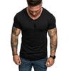 Fashion Men's Casual Fit Short Sleeve Slim Muscle Bodybuilding T-shirt Tee Tops For Ultimate Comfort