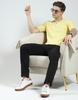 Luxuria Mens Self Design Collar Neck Tshirt